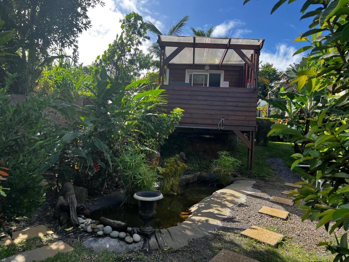 L'escapade créole Bungalow Bananier jacuzzi privatif Saint-Joseph Exterior foto